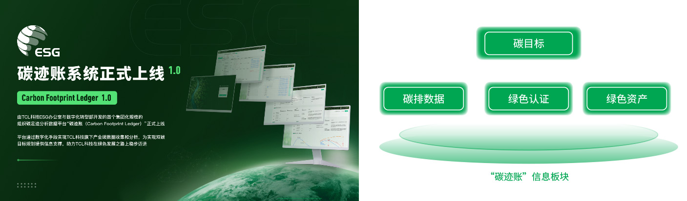 TCL 科技“碳跡賬”數(shù)字化管理平臺(tái)上線